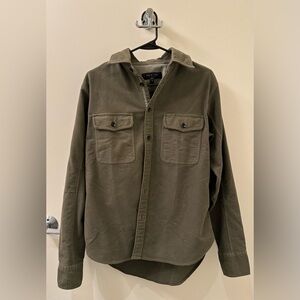 Rag & Bone Men’s Dark Green Shirt Jacket